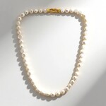 Collana in argento con Perla d'Acqua Dolce Bianca (TPC)