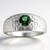 Anillo en plata con Turmalina cromada