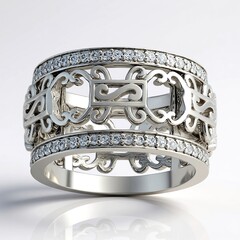 Anello in argento con Zircone