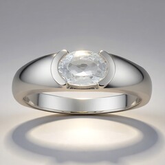 Anello in argento con Zircone