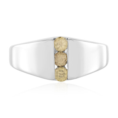 Anello in argento con Zircone Giallo