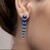 Boucles d'oreilles en argent et Topaze de Marambaia (de Melo Essence)