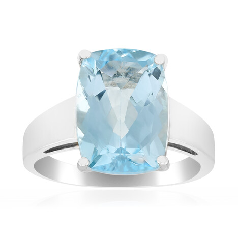 Anello in argento con Topazio Blu Cielo