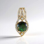Ciondolo in argento con Opale Mezezo (Adela Silber)