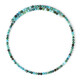 Collana rigida in acciaio con Turchese (Riya)