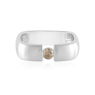 Anello in argento con Diamante Champagne I2 (de Melo Essence)