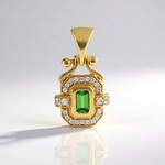 Ciondolo in argento con Lemshuku Tsavorite