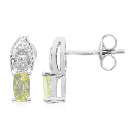 Xia-Apatit-Silberohrringe