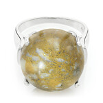 Dinosaurier-Quarz-Silberring