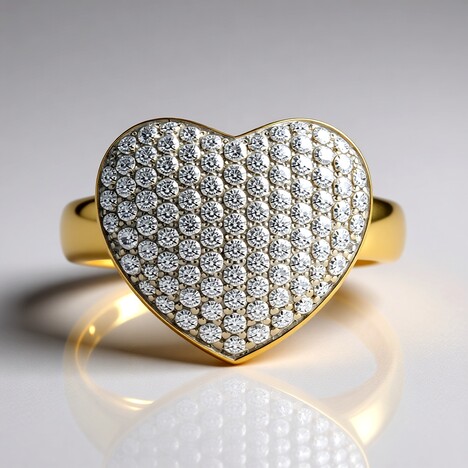 Anello in oro con Diamante SI1 (G) (Annette)