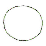 Collana in argento con Rubino Zoisite