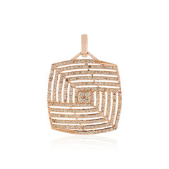 Pendentif en or et Diamant chocolat I2 (KM by Juwelo)