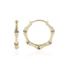 I3 Champagner-Brillant-Goldohrringe (de Melo)