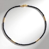 Collana in argento con Spinello Nero