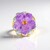 Anello in argento con Ametista (Gems en Vogue)