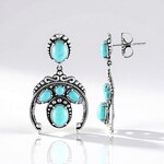 Orecchini in argento con Turchese (Desert Chic)