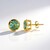 Orecchini in argento con Fluorite Verde