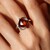 Red Tiger´s Eye Silver Ring