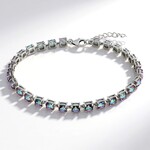 Bracciale in argento con Quarzo Mistico