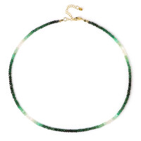 Brazilian Emerald Silver Necklace