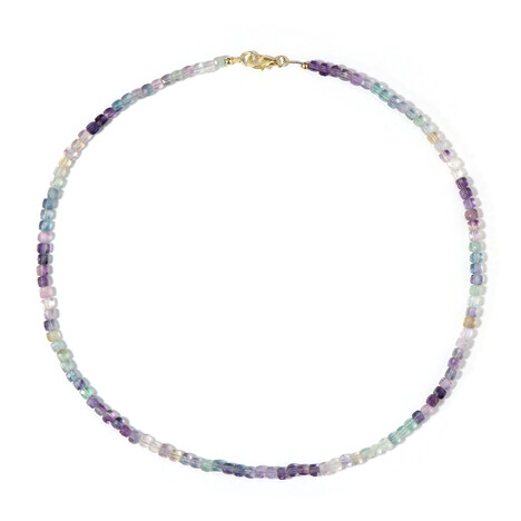 Collana in argento con Fluorite