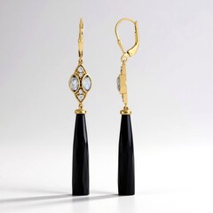 Orecchini in argento con Onice Nero