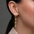 Orecchini in argento con Zaffiro Ceylon Giallo