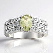 Colour Change Diaspore Silver Ring