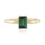 9K Benedito Green Tourmaline Gold Ring