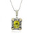 Collana in argento con Quarzo Ouro Verde (Dallas Prince Designs)