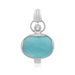 Colgante en plata con Aguamarina (Bali Barong)