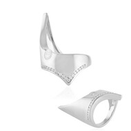 Anillo en plata con Zircón (de Melo Essence)