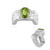 Bague en argent et Péridot (de Melo)