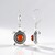 Orecchini in argento con Onice Rossa (Desert Chic)