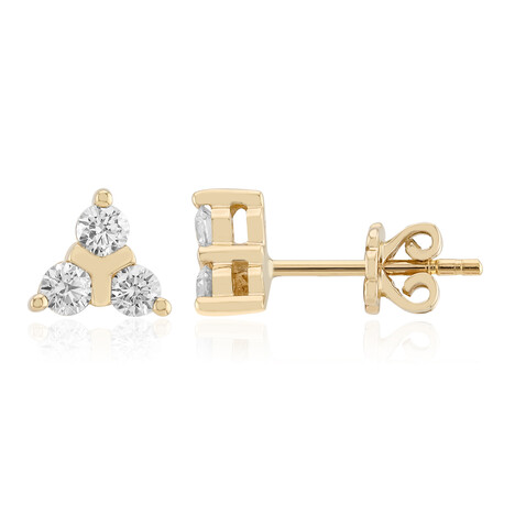 Gouden oorbellen met Diamanten SI1 (G) (Annette)