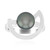 Anello in argento con Perla Tahitiana (TPC)