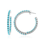 Orecchini in argento con Turchese Sleeping Beauty (Faszination Türkis)