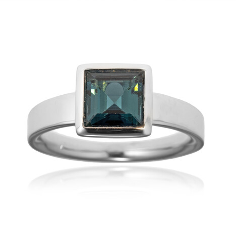 Anello in oro con Indicolite (CUSTODANA)