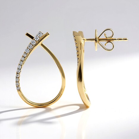 Orecchini in oro con Diamante SI2 (H) (CIRARI)