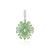 Pendentif en argent et Grenat Tsavorite