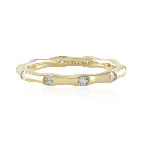 Anello in oro con Diamante IF (G) (de Melo Gold)