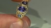 Bague en or et Tanzanite AAA (Ornaments by de Melo)