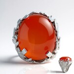 Anello in argento con Corniola (Jones Lee)