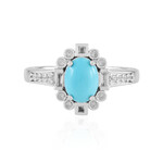 Zilveren ring met een Sleeping Beauty Turkoois (Dallas Prince Designs)