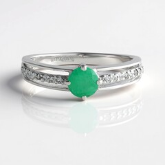 Anello in argento con Smeraldo Socoto