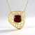 Collana in argento con Rubino del Madagascar (Ornaments by de Melo)