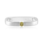 Anello in argento con Diamante Giallo I2 (de Melo)