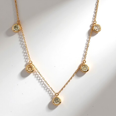 Collana in oro con Diamante Fancy SI2 (CIRARI)