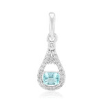 Gouden hanger met een Braziliaanse Paraiba toermalijn (AMAYANI)