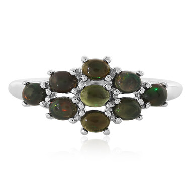 Anello in argento con Opale Mezezo